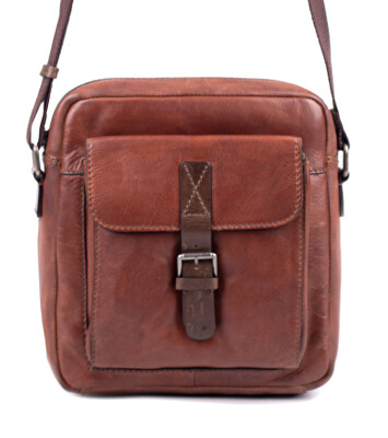 SEGALI - Pánská kožená crossbody taška