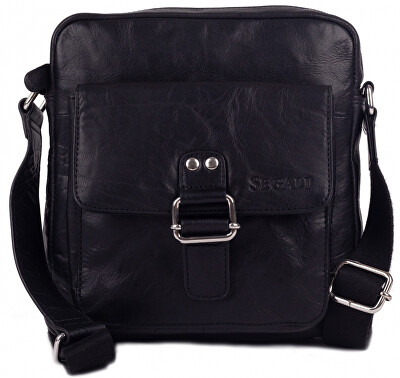 SEGALI - Pánská kožená crossbody taška