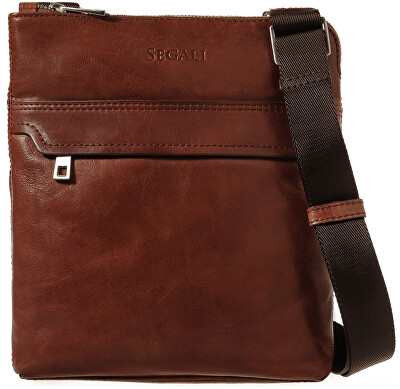 SEGALI - Pánská kožená crossbody taška
