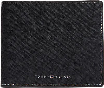 Tommy Hilfiger - Pánská kožená peněženka Saffiano AM0AM14248BDS