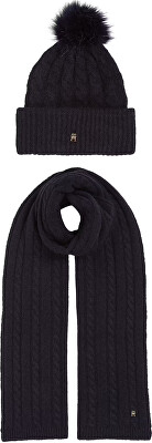 Tommy Hilfiger - Dámská sada - čepice a šála