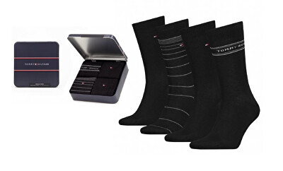 Tommy Hilfiger - PACK 4 - șosete pentru bărbați 701220146-002