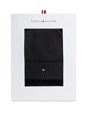 Tommy Hilfiger - Dámska sada - čiapka a šál Flag AW0AW19136BDS