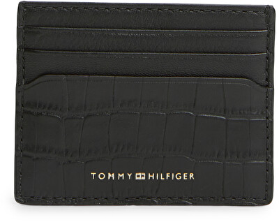Tommy Hilfiger - Pánská kožená dokladovka Croc AM0AM14781BDS