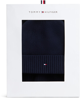 Tommy Hilfiger - Pánska sada - čiapka a šál Flag AM0AM14584DW6