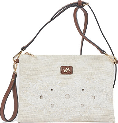 Verde - Dámska crossbody kabelka 16-8607 ivory