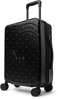 Vuch - Cestovný kufor Precious Dotty Black