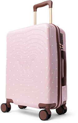 Vuch - Cestovný kufor Precious Dotty Pink