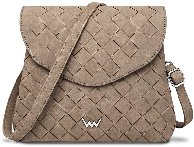 Vuch - Dámska crossbody kabelka Byrsa Intrecciato Beige