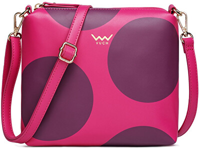 Vuch - Dámska crossbody kabelka Coalie Big Dot Raspberry