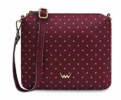 Vuch - Dámská crossbody kabelka Coalie Dotty Wine
