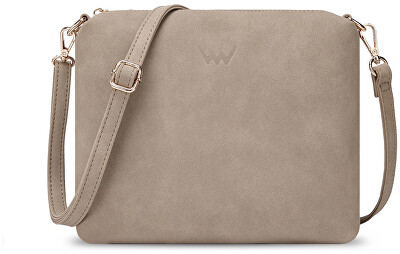 Vuch - Dámska crossbody kabelka Coalie Suede Beige