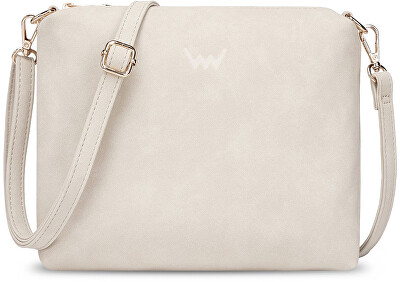 Vuch - Dámská crossbody kabelka Coalie Suede Creme