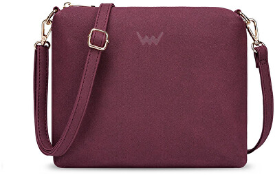 Vuch - Dámska crossbody kabelka Coalie Suede Wine
