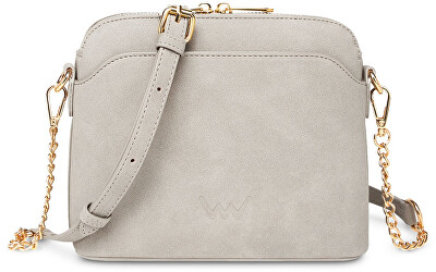 Vuch - Dámska crossbody kabelka Fossy Mini Suede Creme