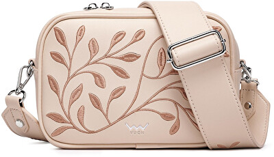Vuch - Dámska crossbody kabelka Massimo Mini Leaves Beige