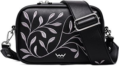 Vuch - Dámská crossbody kabelka Massimo Mini Leaves Black
