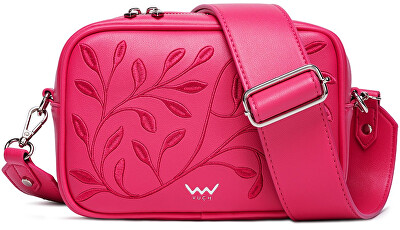 Vuch - Dámska crossbody kabelka Massimo Mini Leaves Pink