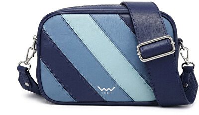 Vuch - Dámska crossbody kabelka Massimo Striped Dark Blue