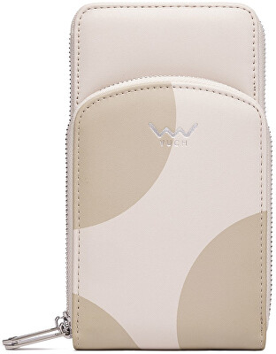 Vuch - Dámska crossbody peňaženka Rosia Big Dot Beige