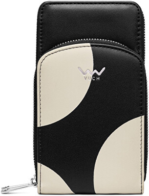 Vuch - Dámská crossbody peněženka Rosia Big Dot Off White