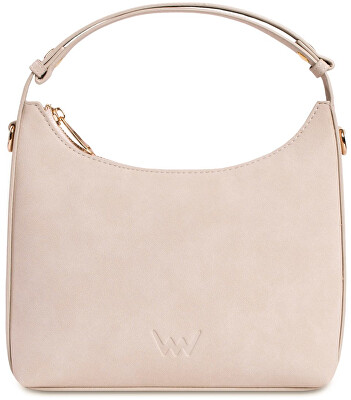 Vuch - Dámská kabelka Nera Suede Creme