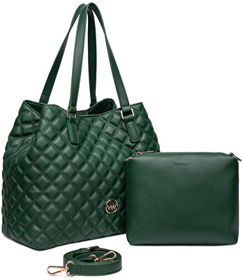 Vuch - Dámska kabelka Roselda Classy Green 2 v 1