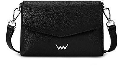 Vuch - Dámská kožená crossbody kabelka Leyra Black