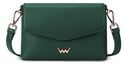 Vuch - Dámská kožená crossbody kabelka Leyra Green