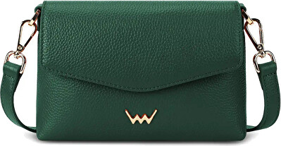 Vuch - Dámská kožená crossbody kabelka Leyra Green