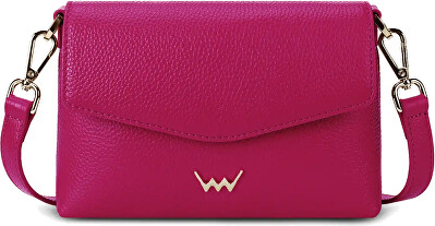 Vuch - Dámská kožená crossbody kabelka Leyra Wine