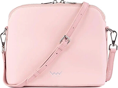Vuch - Dámská kožená crossbody kabelka Marcia Pink