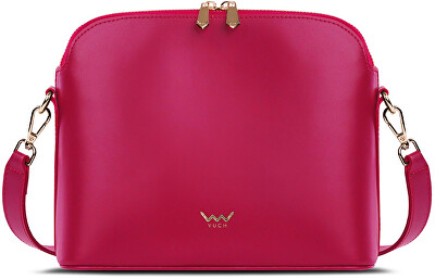 Vuch - Dámska kožená crossbody kabelka Marcia Raspberry