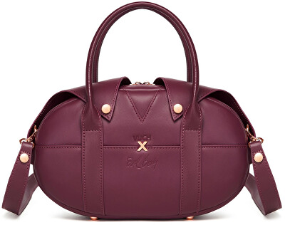 Vuch - Dámská kožená kabelka Berya Wine
