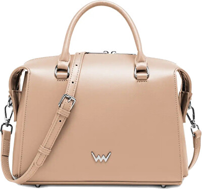Vuch - Dámská kožená kabelka Coraline Beige