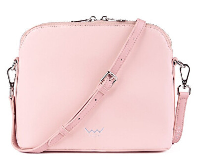 Vuch - Dámská kožená crossbody kabelka Marcia Pink