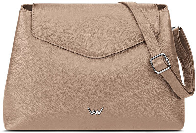 Vuch - Dámská kožená kabelka Veyra Beige