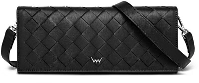 Vuch - Dámské psaníčko Emeroo Intrecciato Black