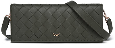 Vuch - Dámska listová kabelka Emeroo Intrecciato Olive