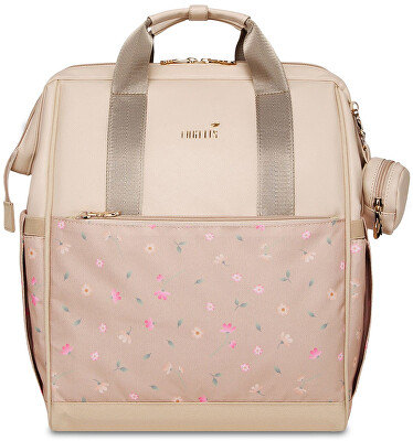 Vuch - Dámský batoh Eloa Flowers Beige