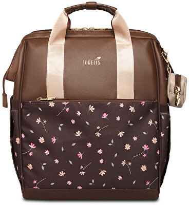 Vuch - Dámský batoh Eloa Flowers Brown