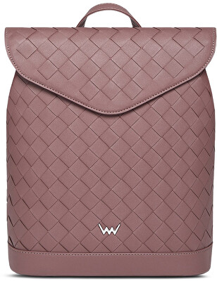 Vuch - Dámsky batoh Joanna Intrecciato Dusty Pink
