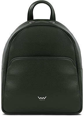 Vuch - Dámsky kožený batoh Arlen Grace Dark Green