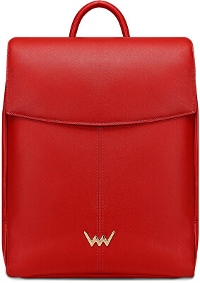 Vuch - Dámský kožený batoh Evasion Red