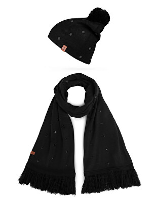 Vuch - Dámský set - čepice a šála Nurit Set Black