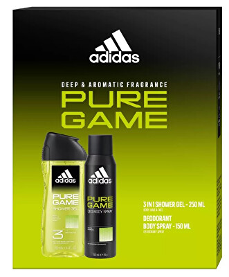 Adidas - 2. JAKOST -  Pure Game - deodorant ve spreji 150 ml + sprchový gel 250 ml
