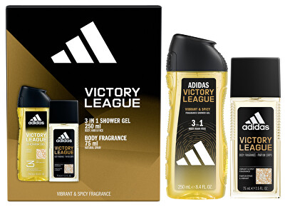 Adidas - Victory League - deodorant s rozprašovačem 75 ml + 3v1 sprchový gel 250 ml