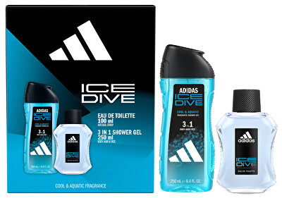 Adidas - Ice Dive - EDT 100 ml + sprchový gel 250 ml