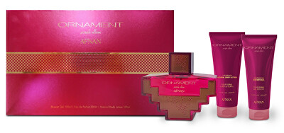 Afnan - Ornament Purple - EDP 100 ml + sprchový gel 100 ml + tělové mléko 100 ml