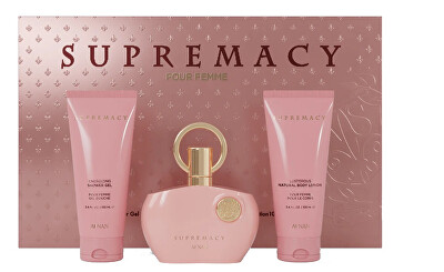 Afnan - Supremacy Pink - EDP 100 ml + sprchový gel 100 ml + tělové mléko 100 ml